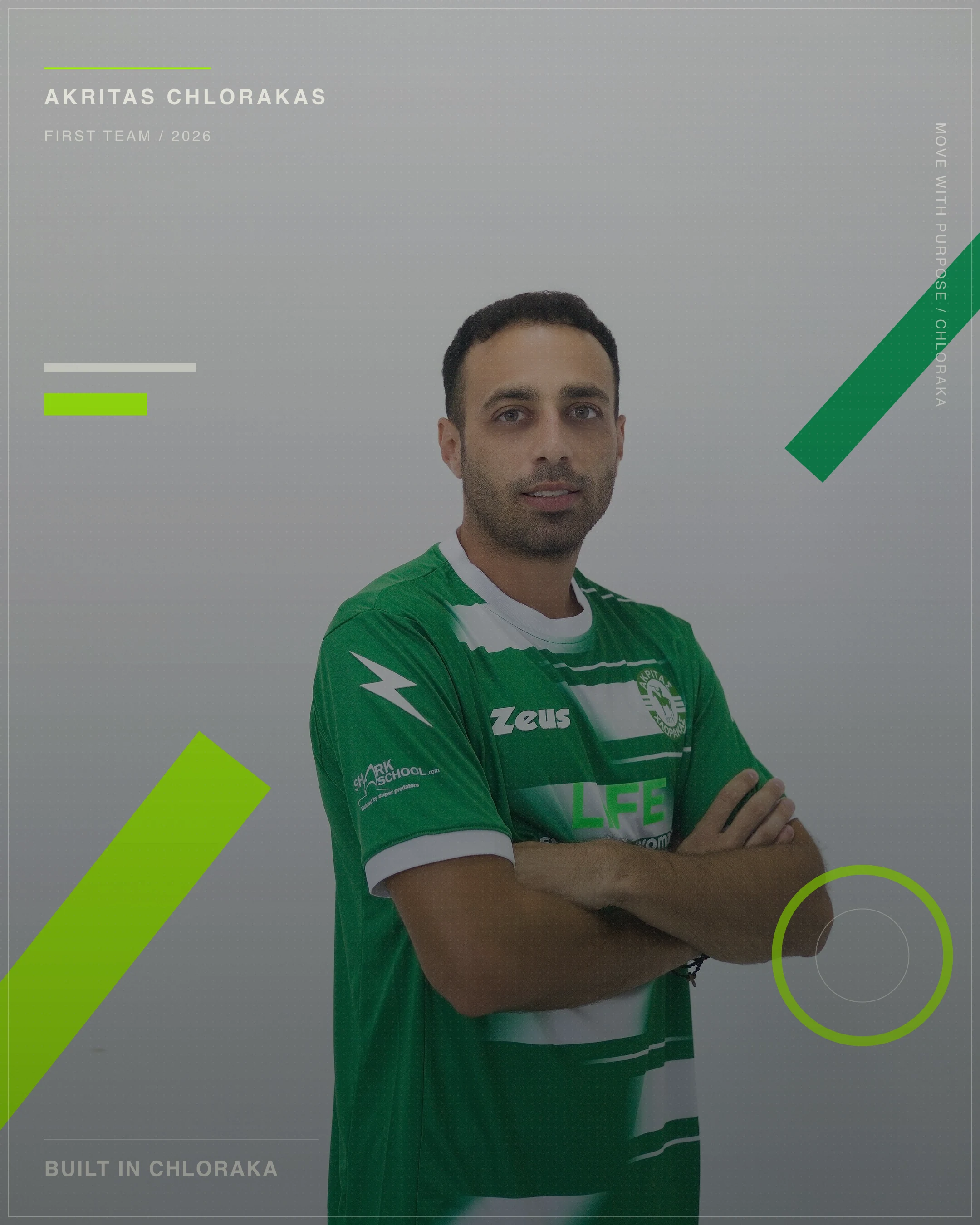 Thomas Ioannou in official Akritas player hero artwork